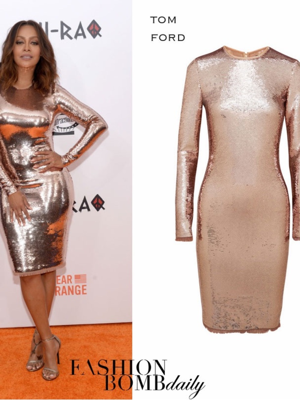 Tom Ford Sequined Tulle Dress